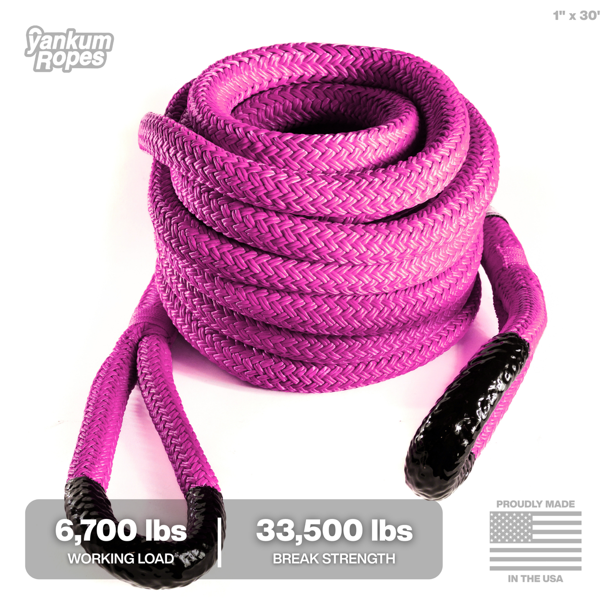 1" Kinetic Recovery Rope "Rattler"